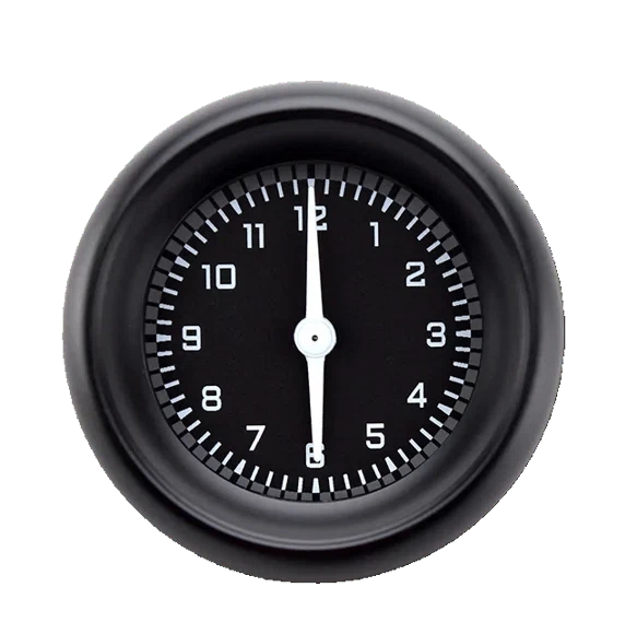 AutoCross Gray 2 1_8_ Clock AX90GBLF